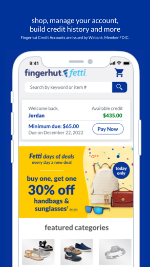 Fingerhut Mobile screenshot 1