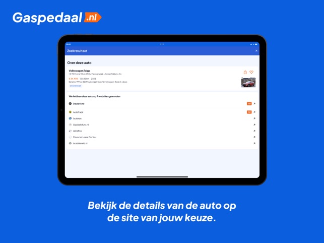 Bewolkt Prelude slikken Gaspedaal.nl: autovergelijker in de App Store