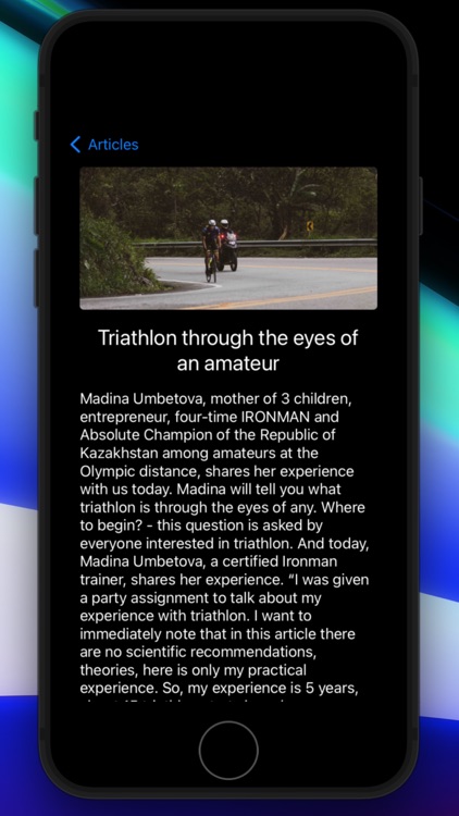 Triathlon 24 month training