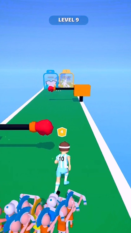 Football Gold Ball Soccer Run screenshot-4