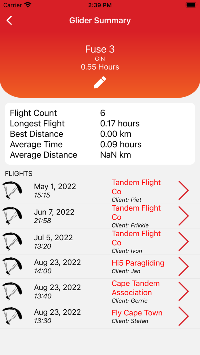 Paragliding Logbook - NEW