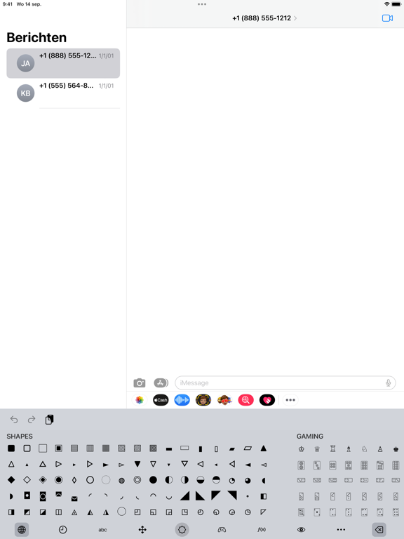 Uniboard: Symbol Keyboard screenshot 3