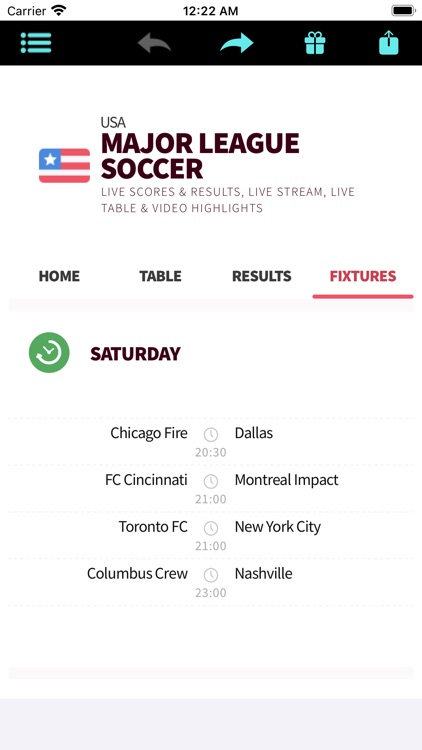 Latestscore.net: Major Soccer screenshot-6