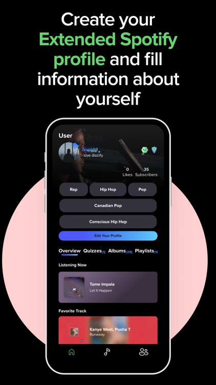 discify bio for Spotify screenshot-6