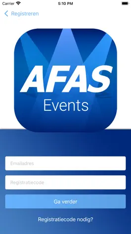 Game screenshot AFAS Events apk
