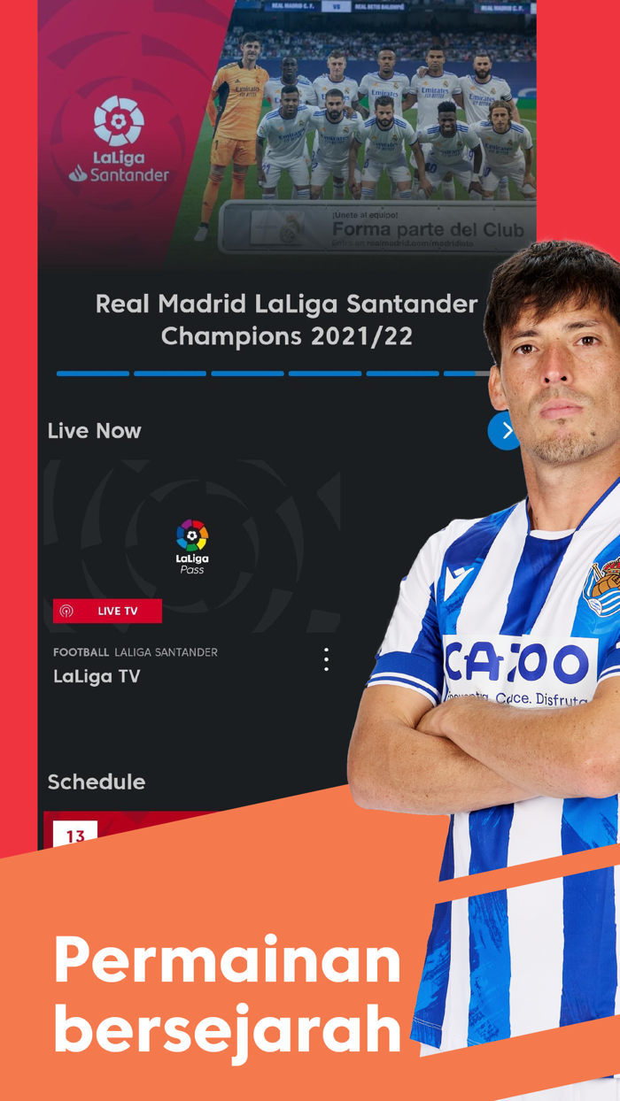 LaLiga PASS sepak bola live