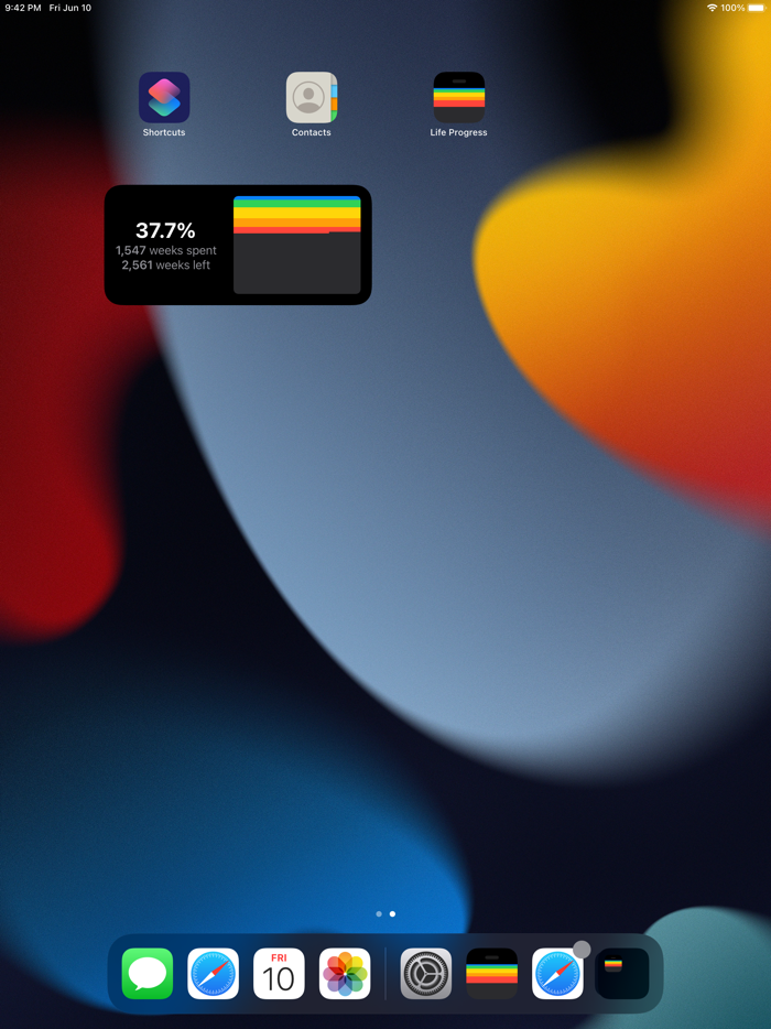 Life Progress - Life Calendar