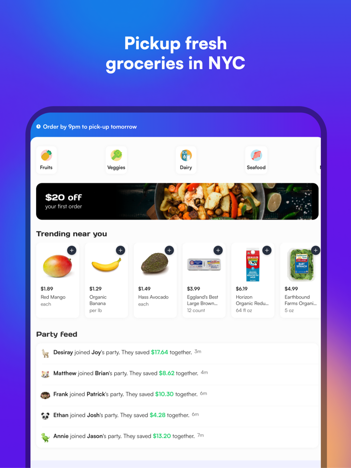 Cosmic Grocery Pickup