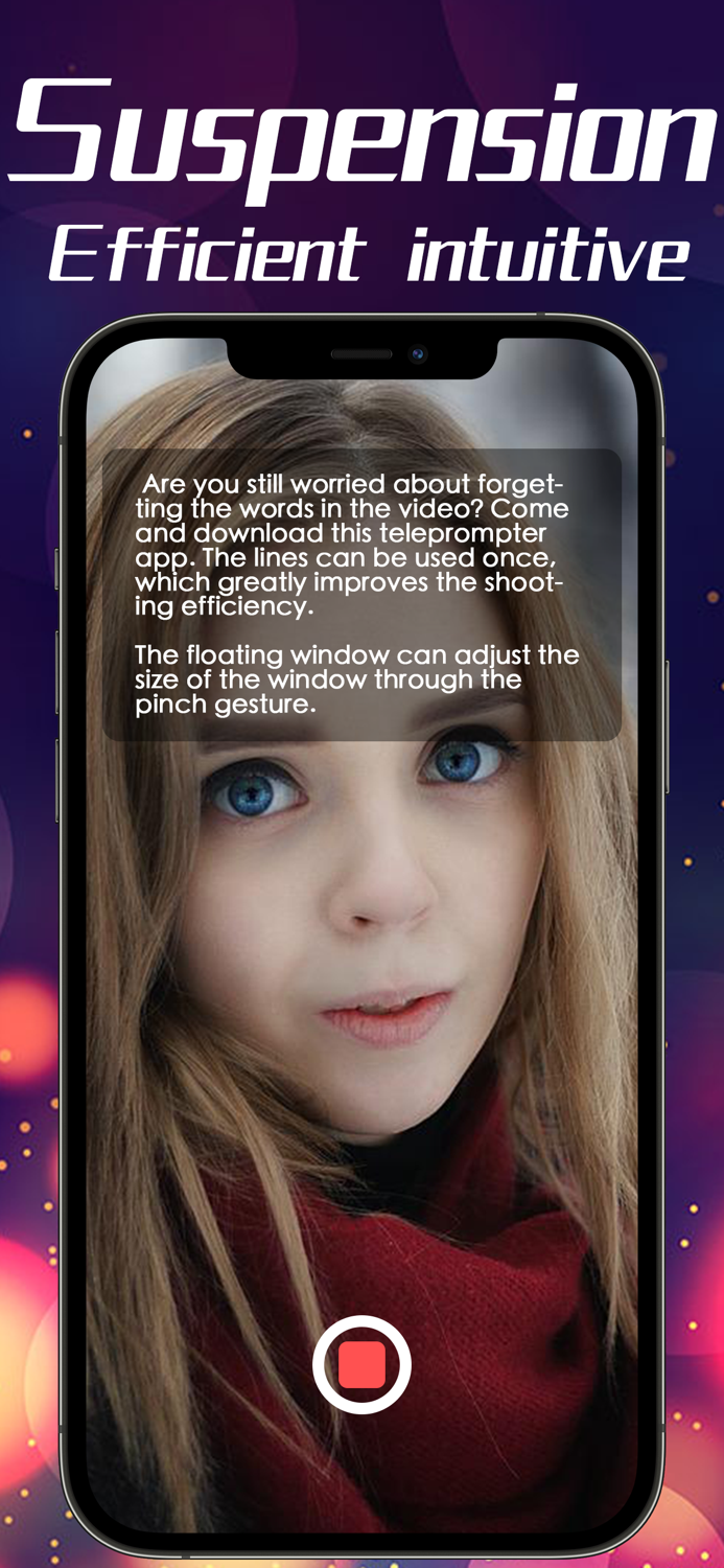 Teleprompter - Floating window