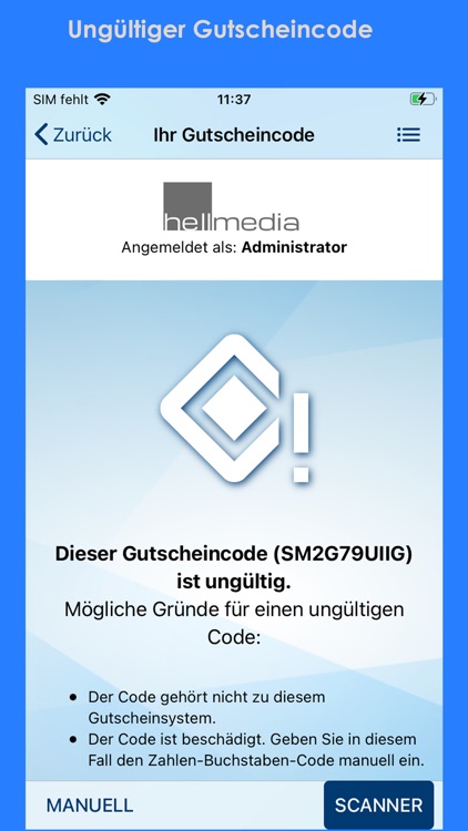 hellmedia Einlöse-App screenshot-4