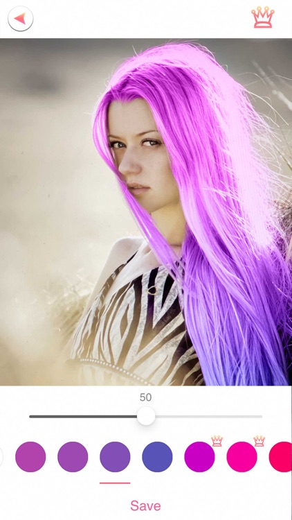 Q Hair Color Editor: Hairstyle screenshot-3