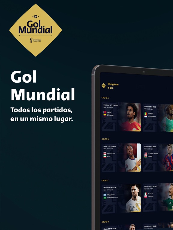 Gol Mundial España iPad Capturas de pantalla