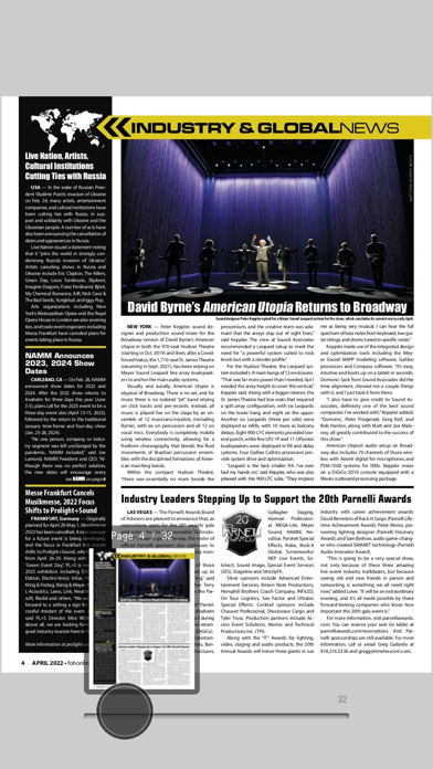 FRONT of HOUSE (FOH) Magazine screenshot 4