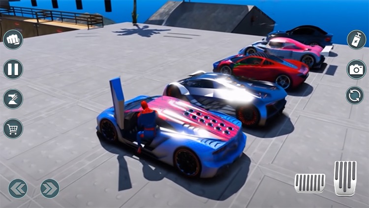 Superhero Car: Mega Ramp Games screenshot-4