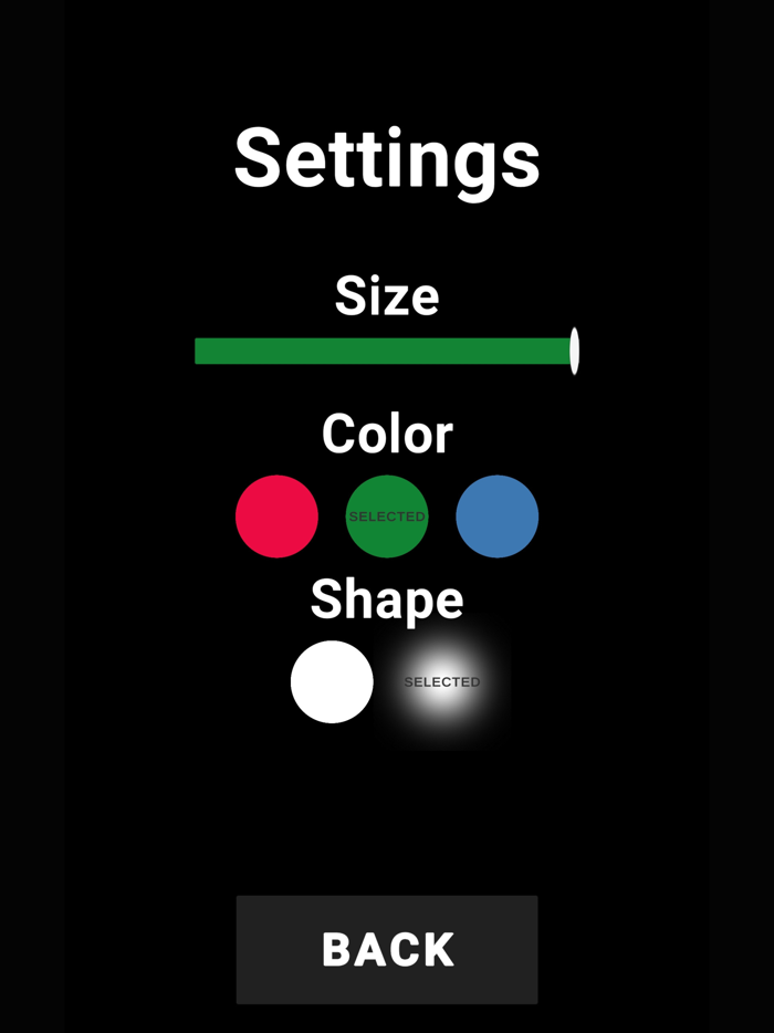 Red Dot For Cats Full Screen