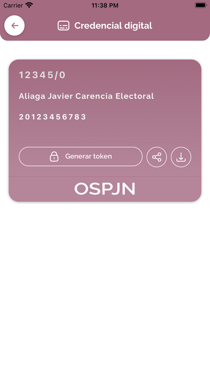 OSPJN Credencial Digital