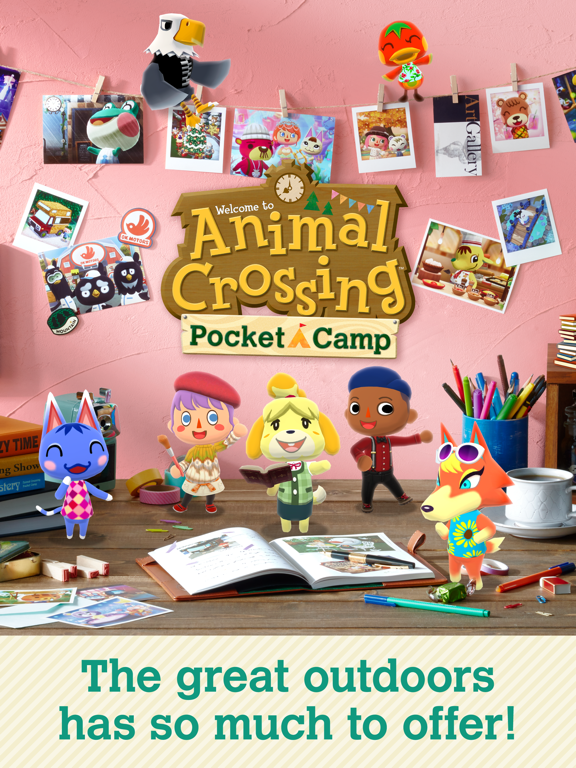 Animal Crossing: Pocket Camp iPad app afbeelding 1