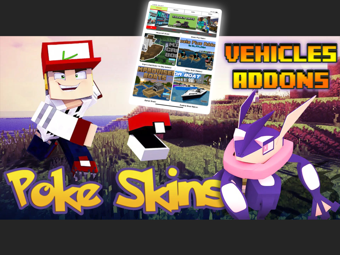 Poke Vehicle Mod Minecraft PE