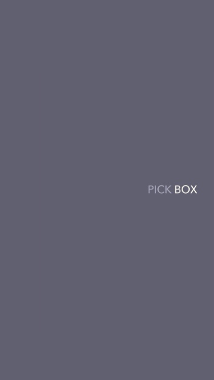 PICKBOX