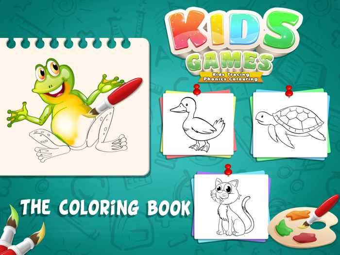 Kids Tracing-Phonics-Coloring