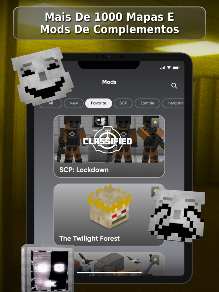 SCP Mapas  Mobs pra Minecraft