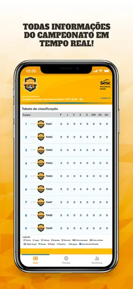 Game screenshot Campeonato Sesc Futsal de Base apk