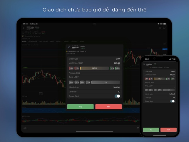 TabTrader - crypto terminal