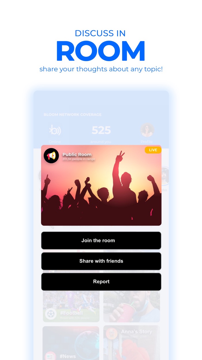 Bloom - Chat, Story  Room