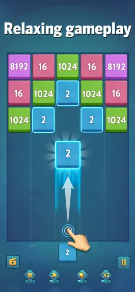 Game screenshot X2 Block: Merge 2048 Puzzle apk