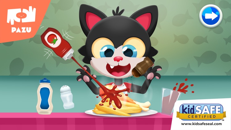 Paw Kitchen Kids Cooking Games screenshot-5