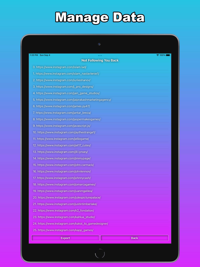 IG Followers  Unfollowers
