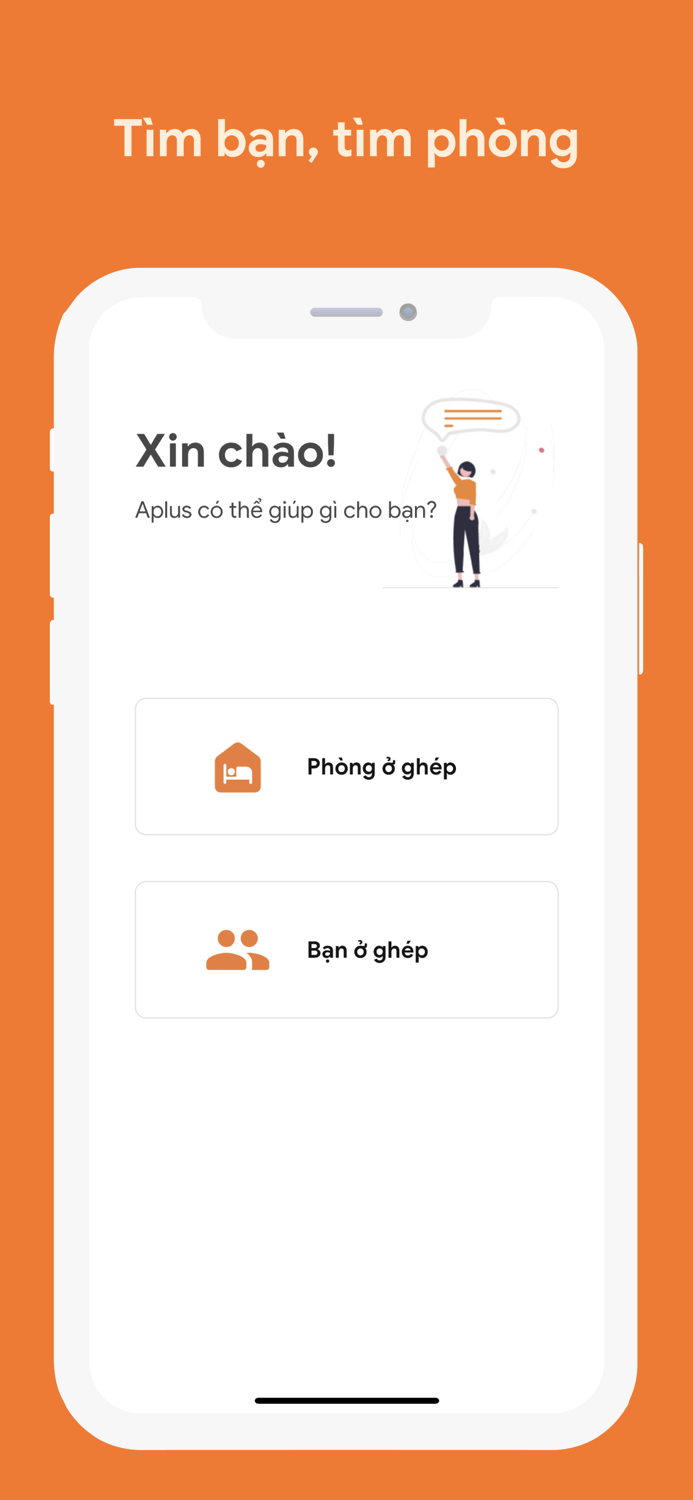 Aplus - Tìm phòng, bạn ở ghép