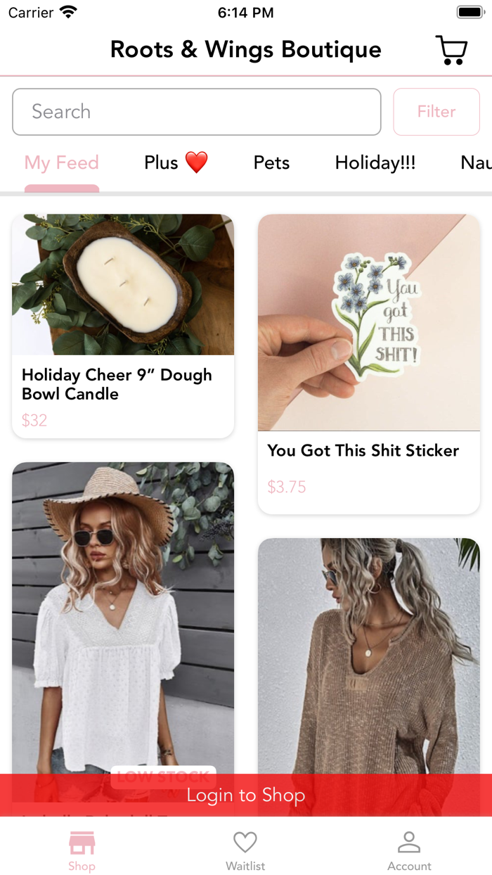 Roots  Wings Boutique