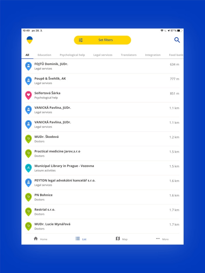 Umapa Ukrainian Community Map