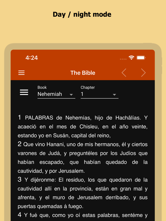 English Spanish Bible screenshot 2