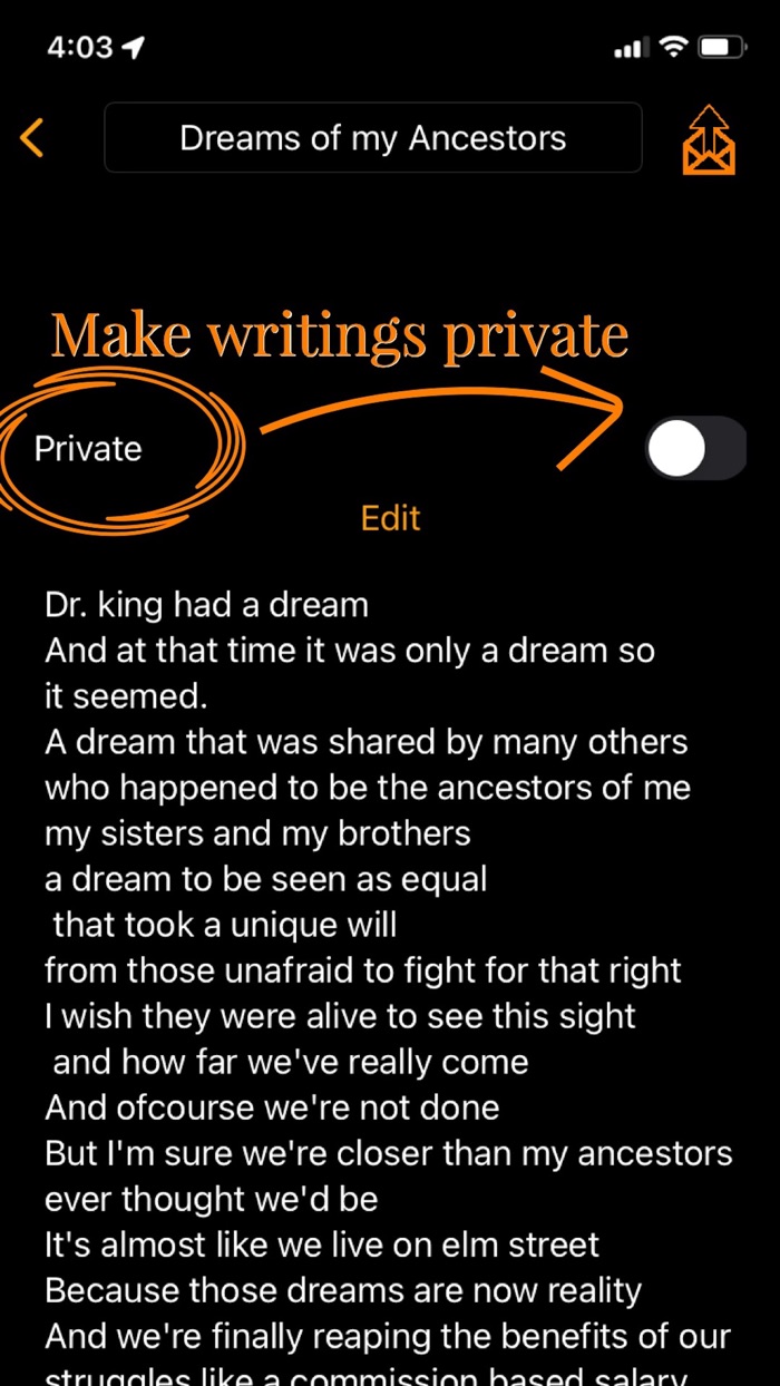 Spoken Words - Writing App