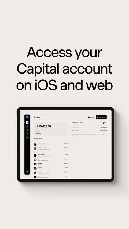 Capital — Banking for Founders screenshot-6