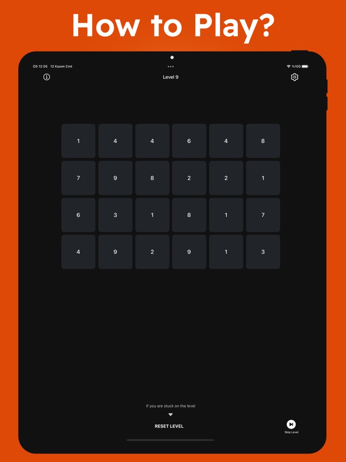 Number Match Game Puzzle