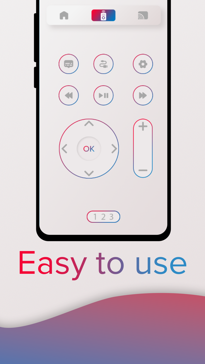 All in one TV remote control