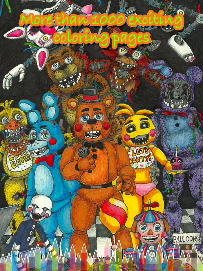 Coloring Games for Horror FNAF