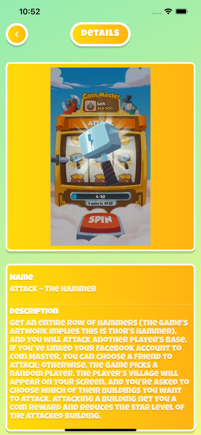 Spin links for Coin master