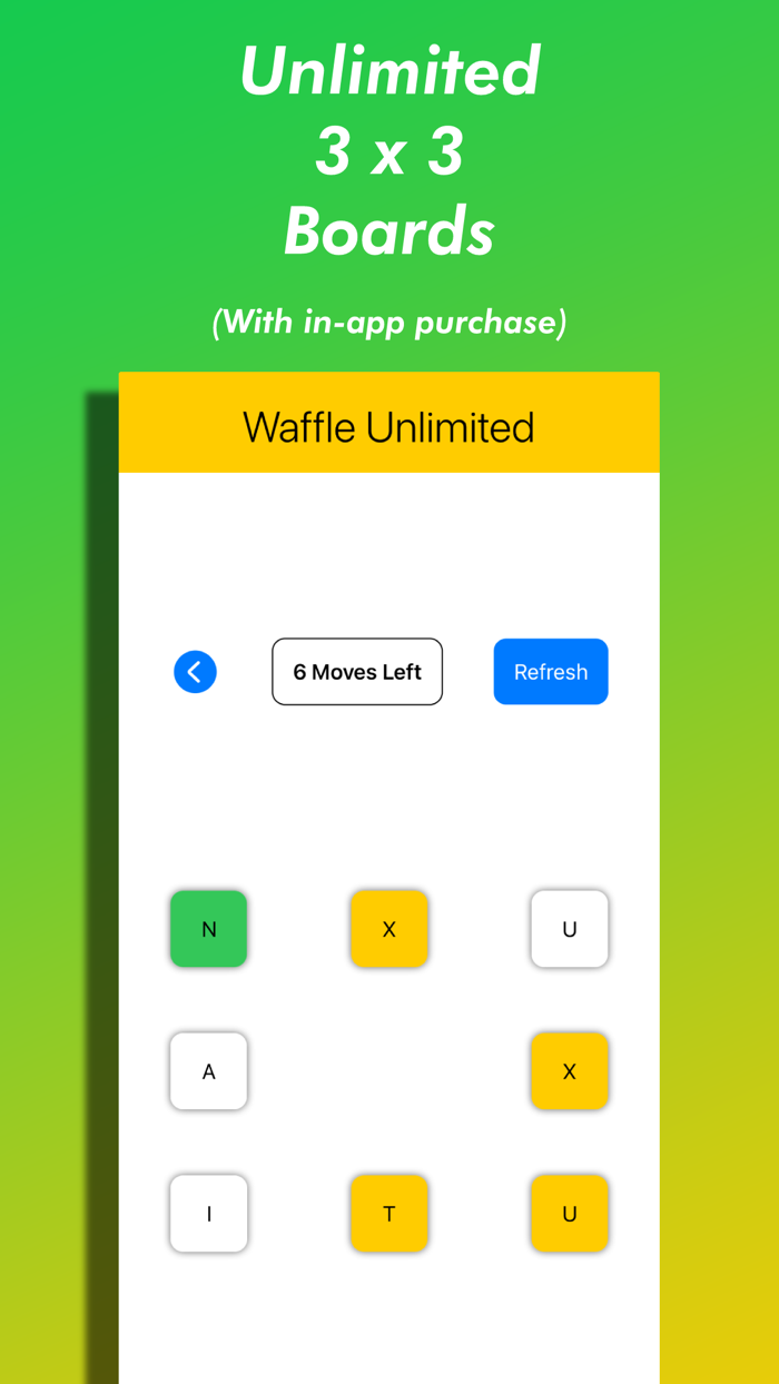 Waffle Unlimited Word Game
