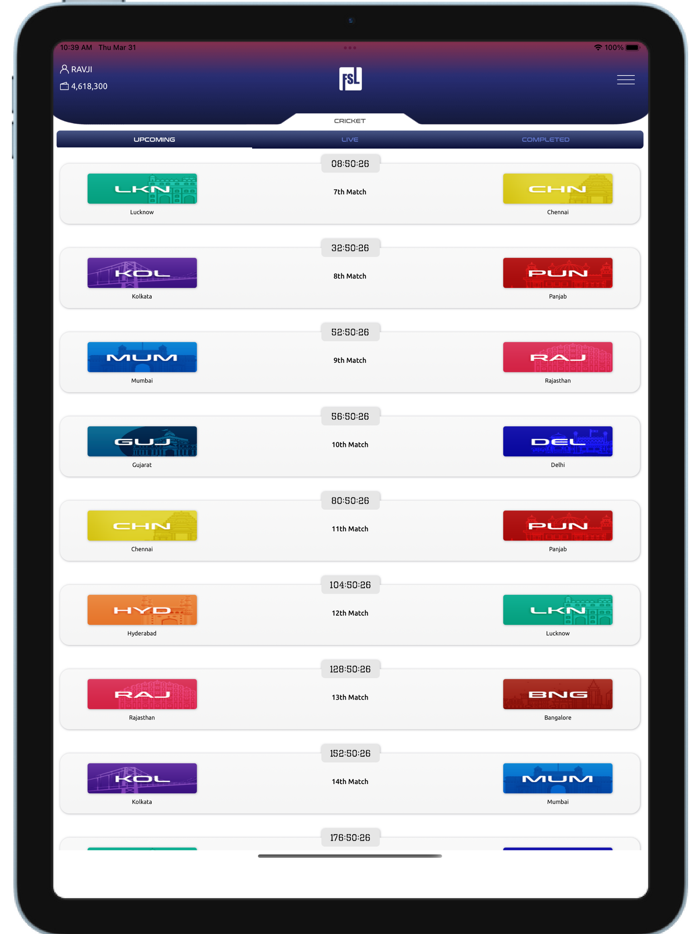 FSL - Fantasy Sports League