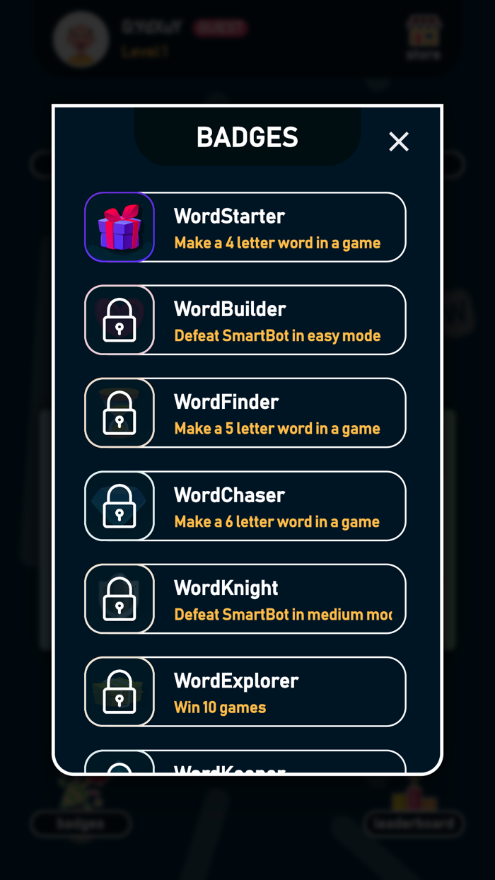 WordPlus - Unique Word Game