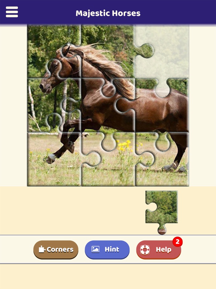 Majestic Horses Puzzle