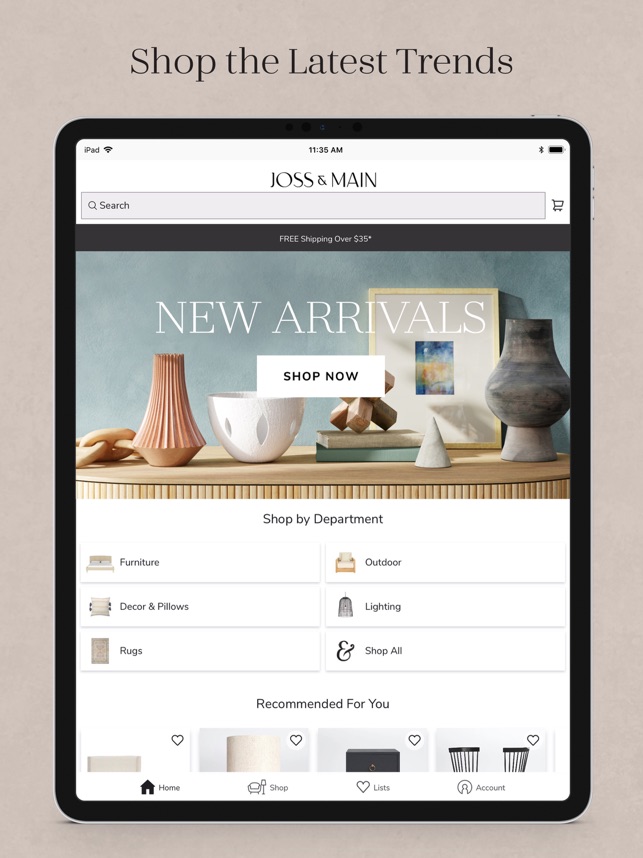 Joss & Main: Furniture & Decor on the App Store