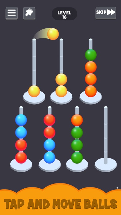 Ball Hoop Stack: Ball Sort 3D