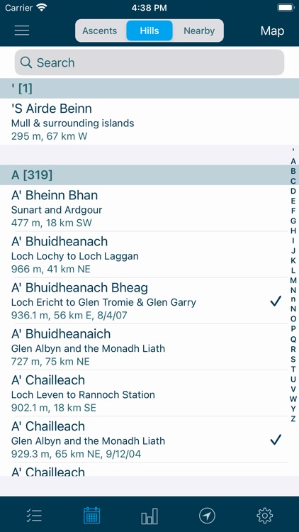 Hill Lists screenshot-3