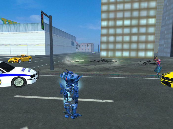 Robot Gangster Crime Hero