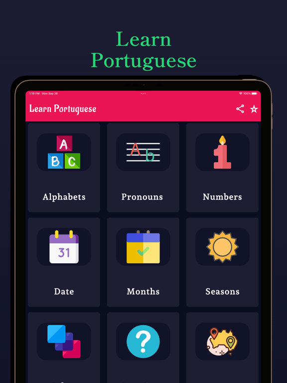 Portuguese Learning Beginnersのおすすめ画像1